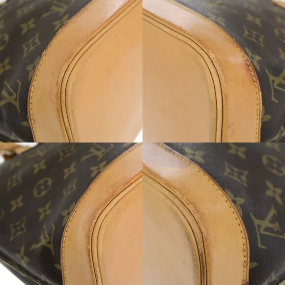 LOUIS VUITTON LV Logo Alma Hand Bag Monogram Leather Brown France M51130 35HB980 - Picture 12 of 16